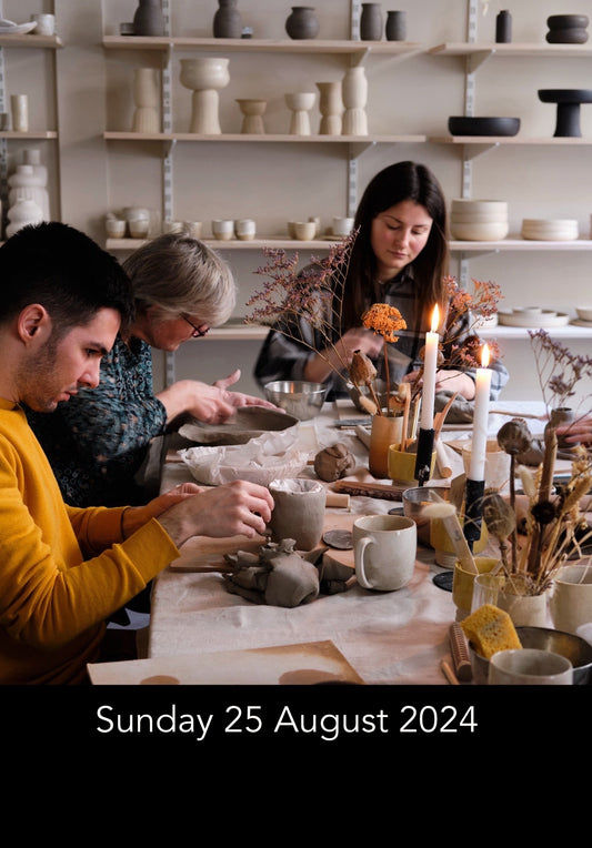 Sunday Ceramics workshop 25 August 2024