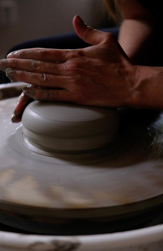 Clay Date: Wheel throwing with friends