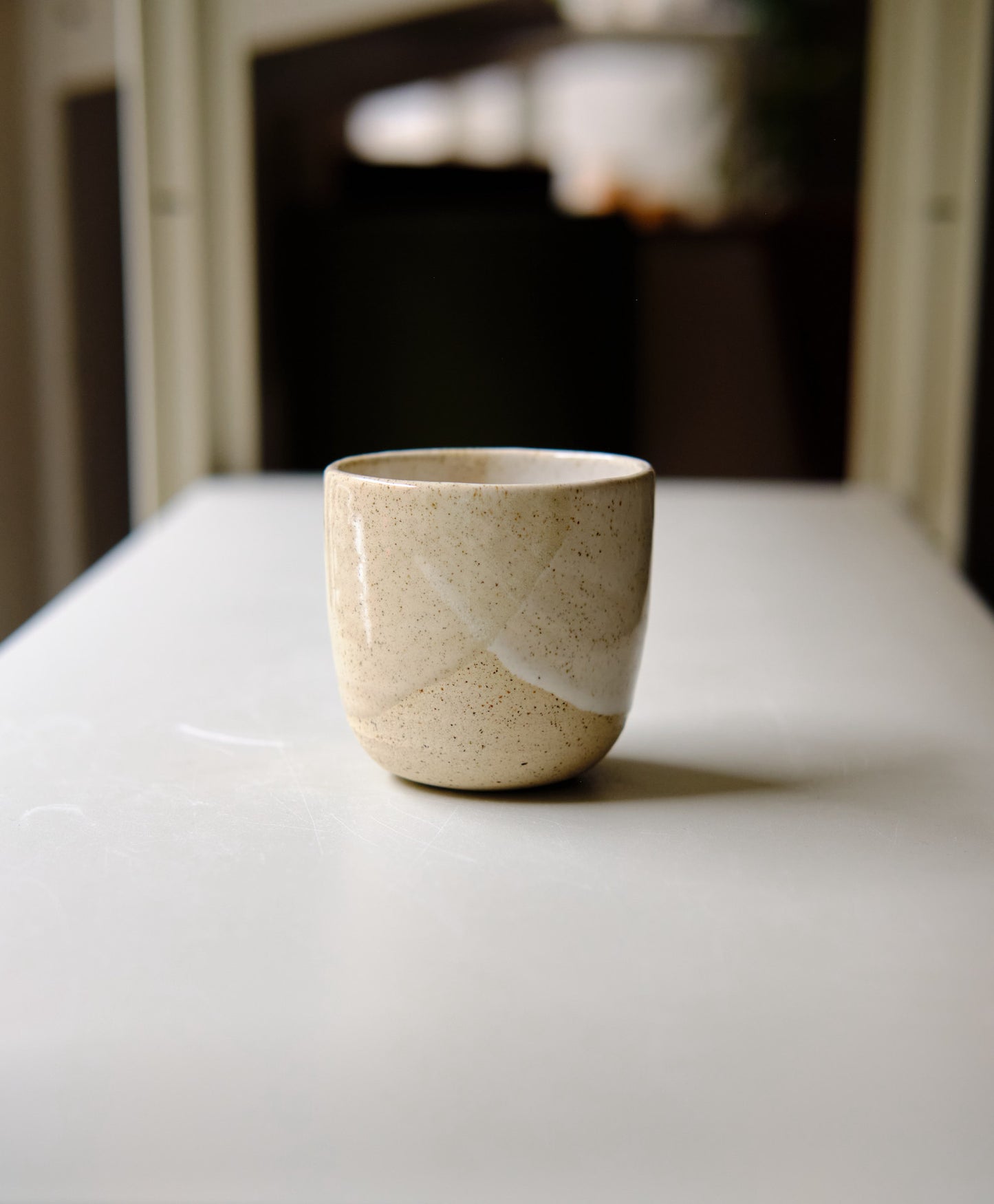 Cappuccino cup (marbled)