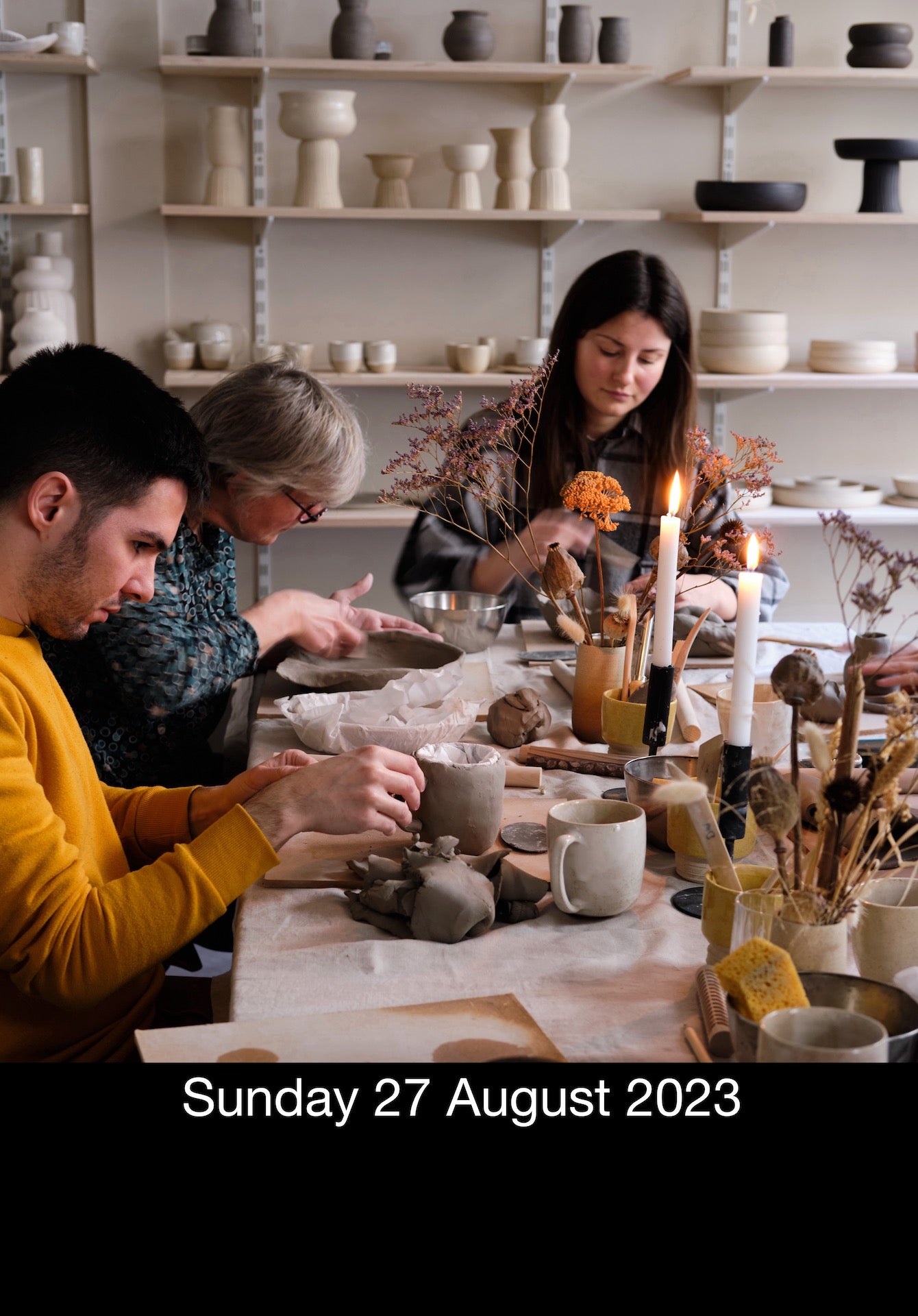 Sunday Ceramics workshop, 27-8-2023